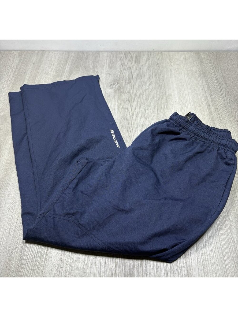 Bauer Team Hockey Warm Up Pants Men’s Medium Blue Athletic Track Pants